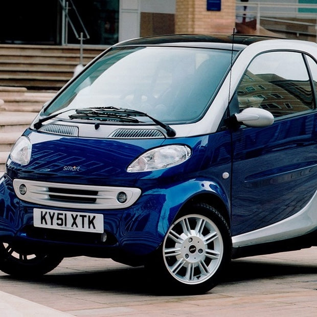 Smart City-Coupe Fahrradträger