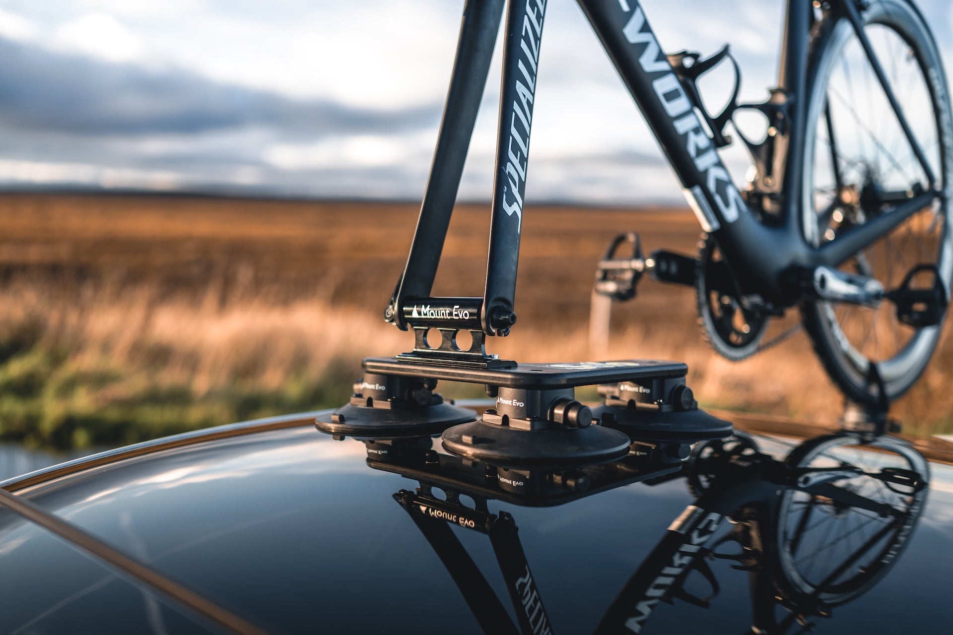 mountainbike träger auto Solo Saugnapf Fahrradträger