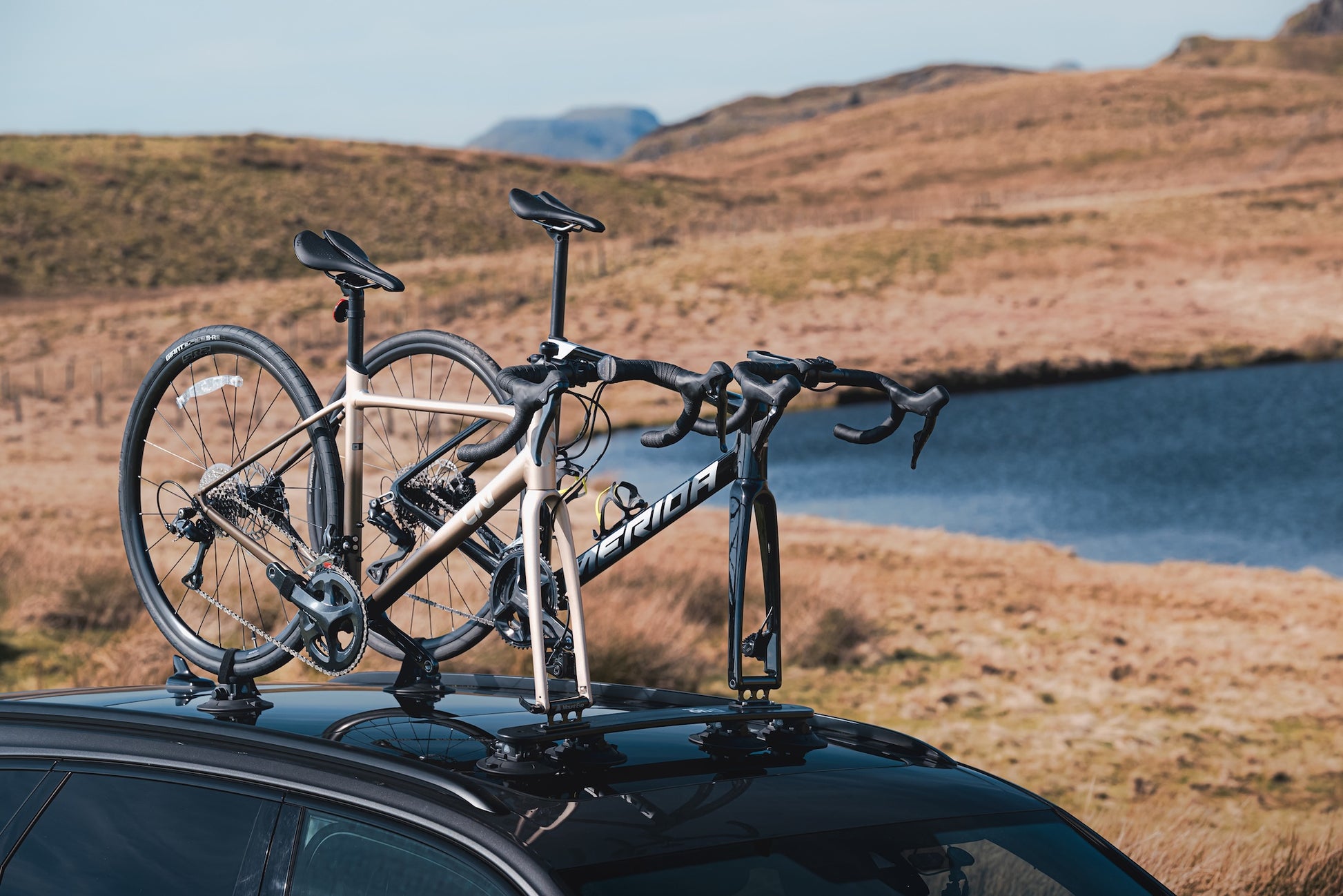 fahrradträger für 2 mountainbikes Duo - Vakuumhalterung für zwei Fahrräder